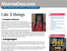 Tablet Screenshot of martinogg.com
